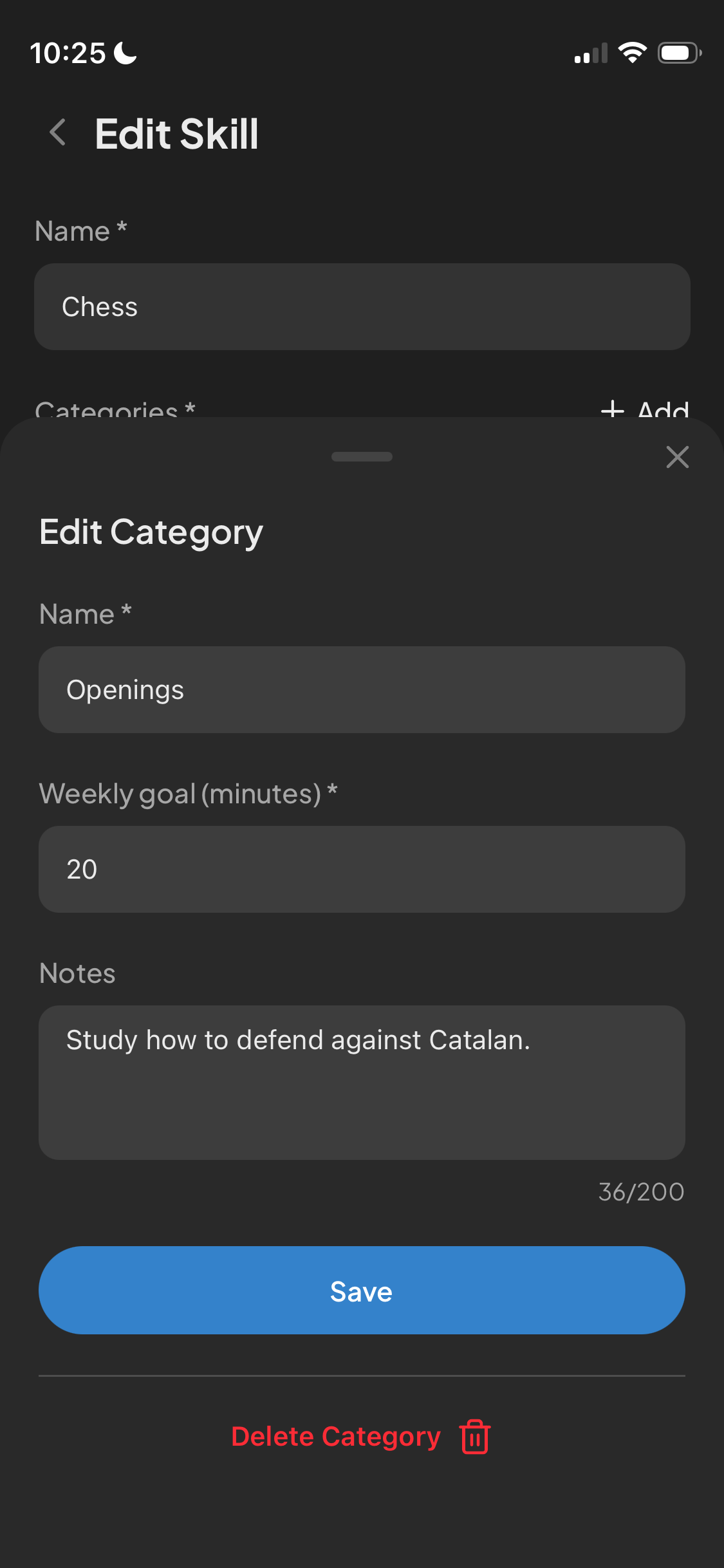 Set Goals for Any Skill