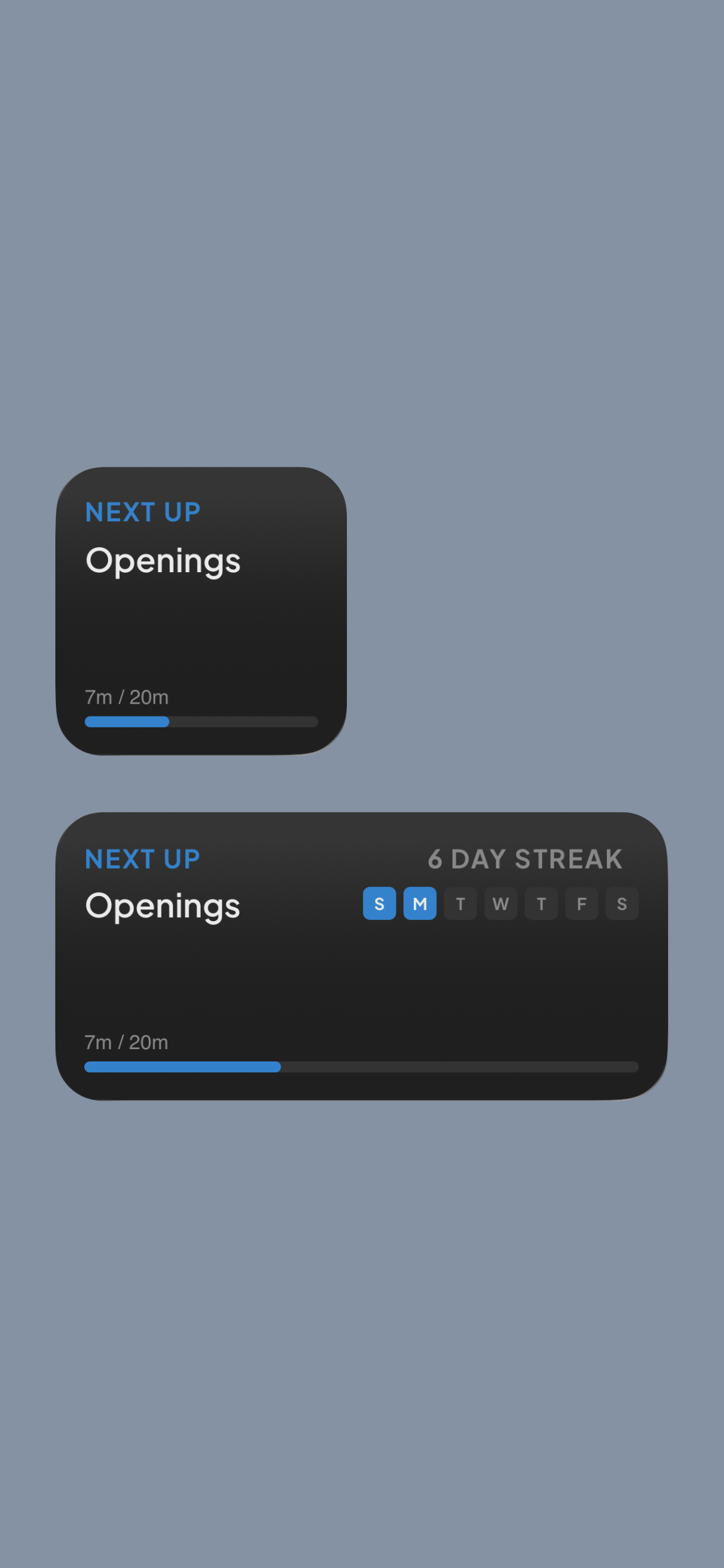 Prepare With Widgets